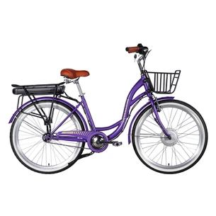 Електровелосипед Dorozhnik 26" eAQUAMARINE BH рама-17" 36B 13А*г 500Вт 2026 фіолетовий (ELB-D-26-295) picture 1