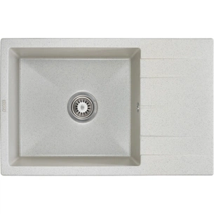 Мийка кухонна GRANADO NAVIA gris з сифоном (775*495mm.) (gr3808) зображення 1