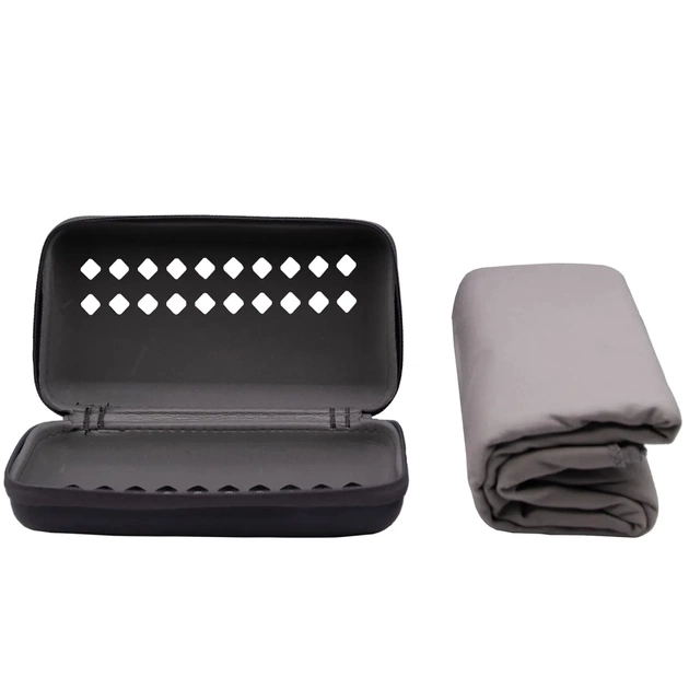 Туристичний рушник Tribe з мікрофібри в чохлі Pocket Towel 60х120 L Grey (T-LC-0001-L-grey) - picture 7