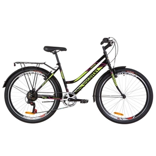 Велосипед Discovery PRESTIGE WOMAN 17" 2019 чорно-салатовий з малиновим (OPS-DIS-26-204) зображення 1