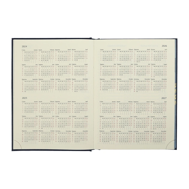 Тижневик Buromax датований 2025 STRONG, А5 темно-червоний (BM.2129-13) - picture 6