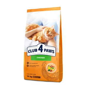 Сухий корм для кішок Club 4 Paws Преміум. Зі смаком курки 14 кг (4820083909146) зображення 1
