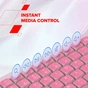 Клавіатура Canyon OnType 10 TKL Mechanical Silent Low-profile USB UA Violet (CNS-HKB10V) - зменшене зображення 8