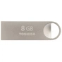 USB флеш накопичувач Toshiba 8GB Owari Metal USB 2.0 (THN-U401S0080E4) - зменшене зображення 1