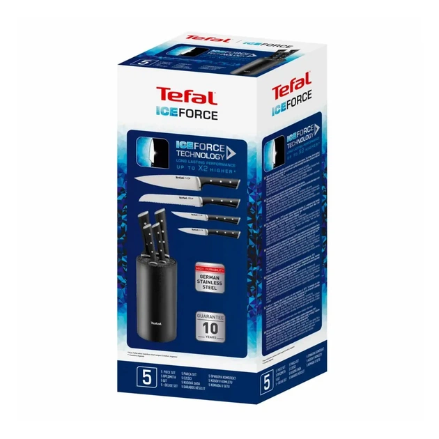 Набір ножів Tefal Ice Force,у пластиковій колоді, 4шт, нержавіюча сталь, пласт (K2325S75) - picture 6