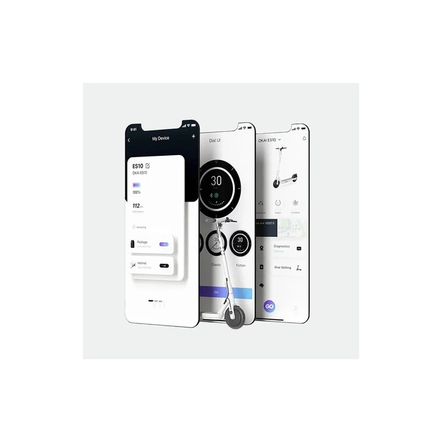 Електросамокат OKAI ES10-NEON Lite White (ES10-W) - picture 6