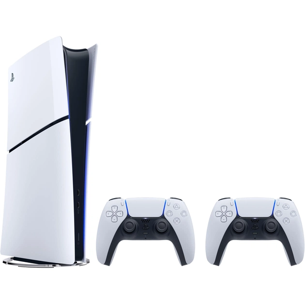 Игровая консоль Sony Playstation 5 Slim (2 геймпади Dualsense) Digital Edition (1000050121) - изображение 1