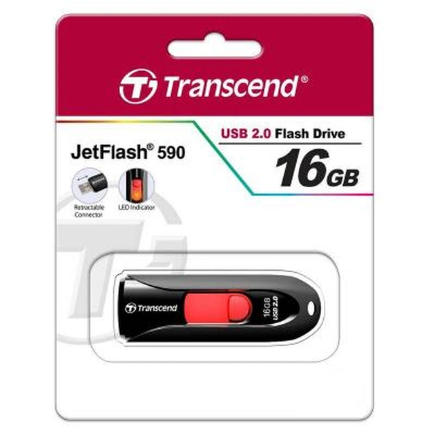 USB флеш накопичувач Transcend 16Gb JetFlash 590 (TS16GJF590K) - зображення 5