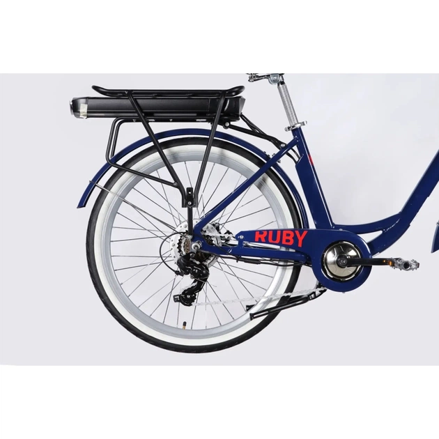Електровелосипед Dorozhnik 26" eRUBY DD FR рама-17" 48B 15А*г 500Вт 2026 темно-синій (ELB-D-26-302) - picture 5