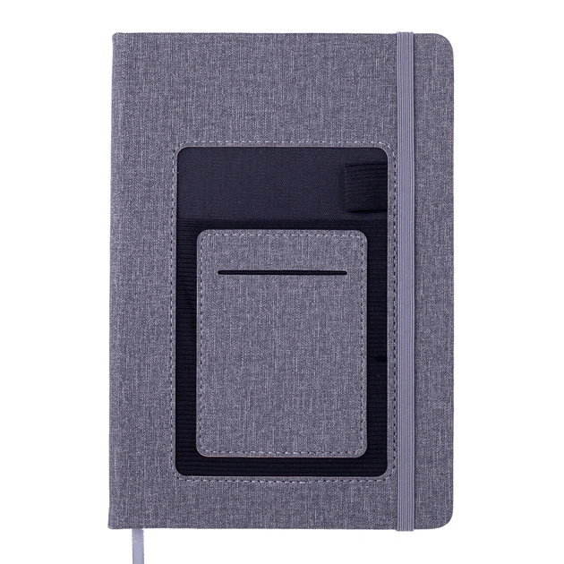 Книга записна Buromax COMFORT А5 96 аркушів крапка, сірий (BM.295309-09) - зображення 1