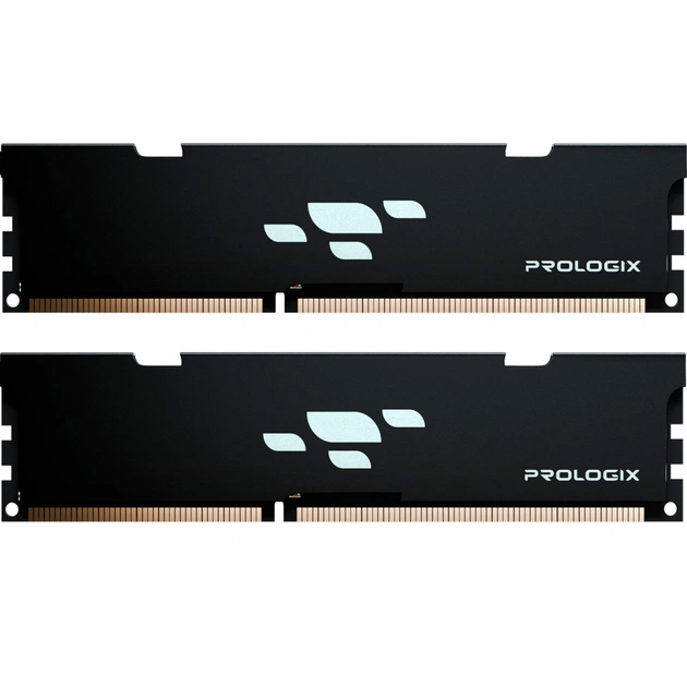 Модуль пам'яті для комп'ютера DDR4 32GB (2x16GB) 3200 MHz Black Prologix (PRO32GB3200B4K) - зображення 1