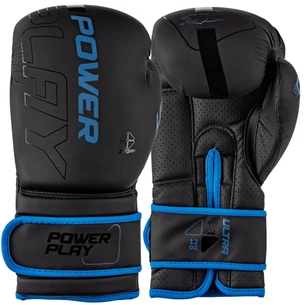 Боксерські рукавички PowerPlay 3024 Ultra Mat Чорно-Темно сині 8 унцій (PP_3024_8oz_Bl/Navy) зображення 1
