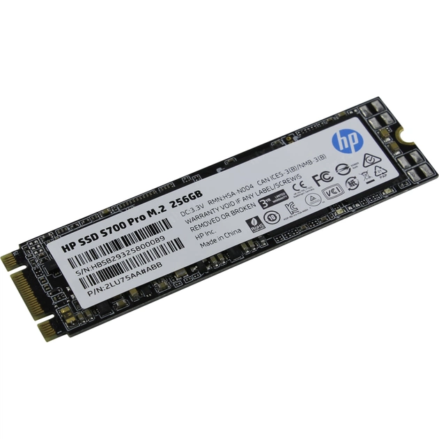 Накопичувач SSD M.2 2280 256GB S700 Pro HP (2LU75AA) - изображение 1
