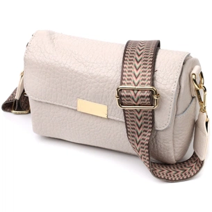 Сумка Vintage Шкіряна жіноча Біла (22404) зображення 1