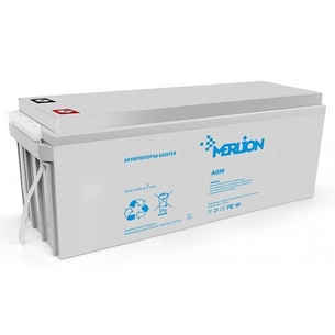 Батарея до ДБЖ Merlion 12V 250Ah (GP122500M8) зображення 1