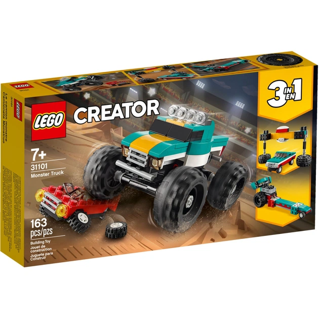 Конструктор LEGO Creator Монстр-трак 163 деталі (31101) - изображение 1