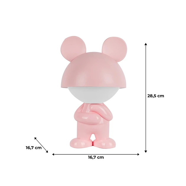 Нічник Kite Світильник LED з акумулятором Dreamy Mouse, рожевий (K25-315-2-2) - picture 6