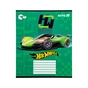Зошит Kite Hot Wheels, 12 аркушів, коса лінія (HW25-235) - зменшене зображення 3