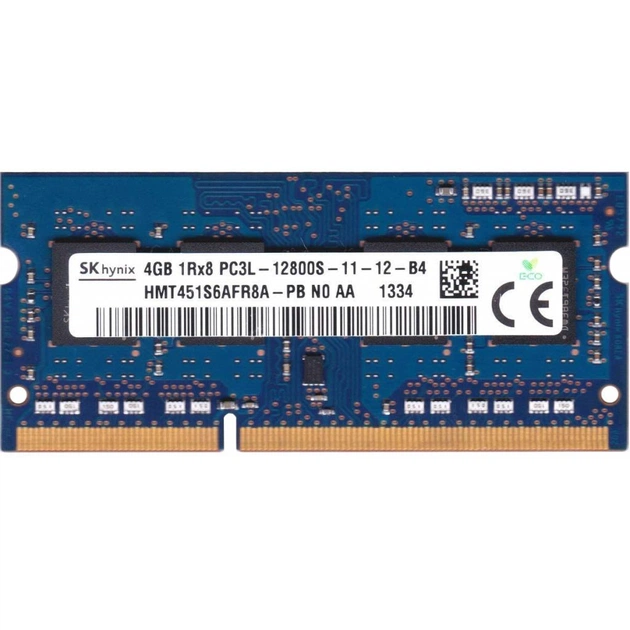 Модуль пам'яті для ноутбука SoDIMM DDR3L 4GB 1600 MHz Hynix (HMT451B6AFR8A-PB Ref) - изображение 1