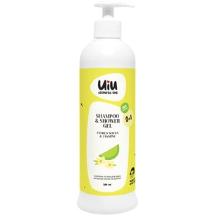 Шампунь UIU 2 в 1 Цитрусові нотки та Жасмин 300 мл (4820152333025) зображення 1