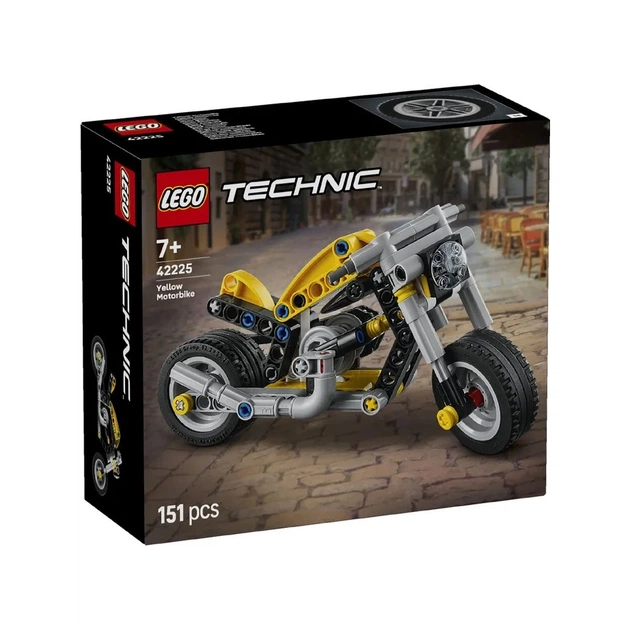 Конструктор LEGO Technic Желтый мотоцикл (42225) - изображение 1