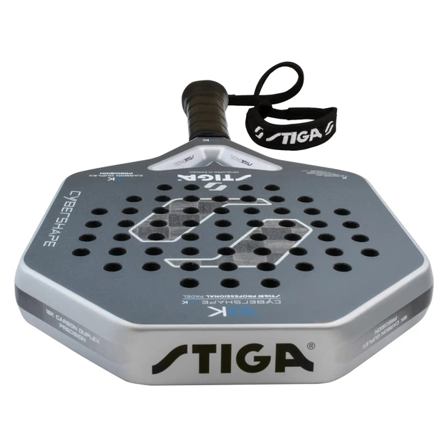 Ракетка для падел тенісу Stiga Racket 18K Cybershape 2V (2202-1722-03) (932049) - зображення 4