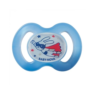 Пустушка Baby-Nova Superhero нічна 6-18 міс. блакитна (3962484) зображення 1