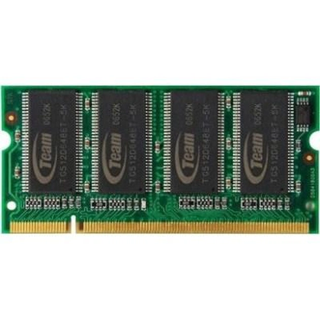Модуль пам'яті для ноутбука SoDIMM DDR 1GB 400 MHz Team (TED11GМ400C3-SBK / TED11G400C3-SBK) - изображение 1
