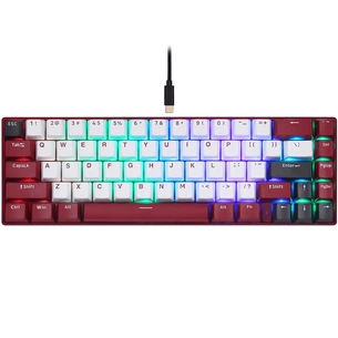 Клавіатура бездротова Motospeed BK67 Longhua Red Red (mtbk67rmr) зображення 1