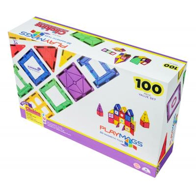 Конструктор Playmags Набір 100 елементів (PM151) - зображення 1