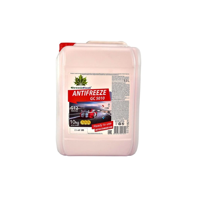 Антифриз GreenCool GC5010 (-40) 10кг. (червоний) (751821) - зображення 1