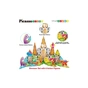 Конструктор Picasso магнітний Tiles Dinosaur Set з 8 фігурками динозаврів 38 деталей (817338028848) - зменшене зображення 6