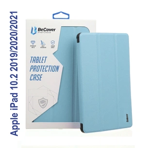 Чохол до планшета BeCover Tri Fold Soft TPU mount Pencil Apple iPad 10.2 2019/2020/2021 Light Blue (706747) зображення 1