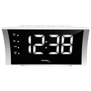 Настільний годинник Technoline з радіо Silver (DAS301809) зображення 1