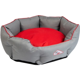 Лежак для тварин Природа "BOSPHORUS" 2 (82х65х18 см) Червоно-сірий (4823082417667) зображення 1