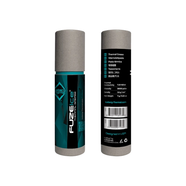 Термопаста Iceberg Thermal FUZEIce 7g (BLACKICE8G-00A\FUZEICE7-00A) - picture 4