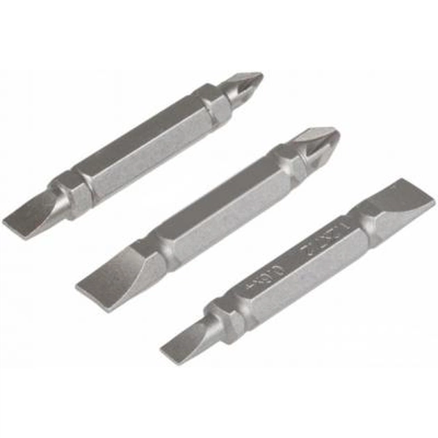 Набор бит Stanley двустор. Pz1-SL5,Pz2-SL6,SL4-SL7.2, 48мм, 3шт (STA61380) - изображение 1