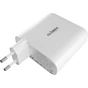Зарядний пристрій Globex GaN 1xUSB + 3xUSB-C 120W FastPower white (GaN120WA3C) - зменшене зображення 3