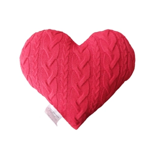 Подушка Прованс в'язана декоративна Серце 33х33 см (028324) зображення 1