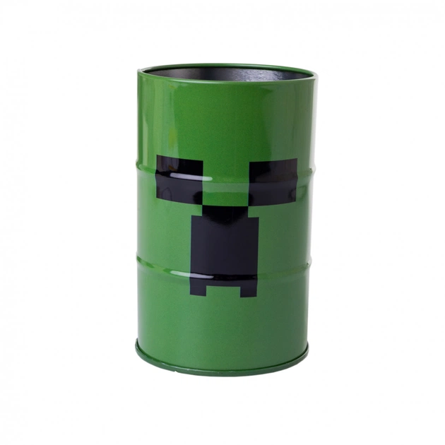 Підставка для дрібниць Yes бочка Minecraft Creeper метал (708096) - зображення 1