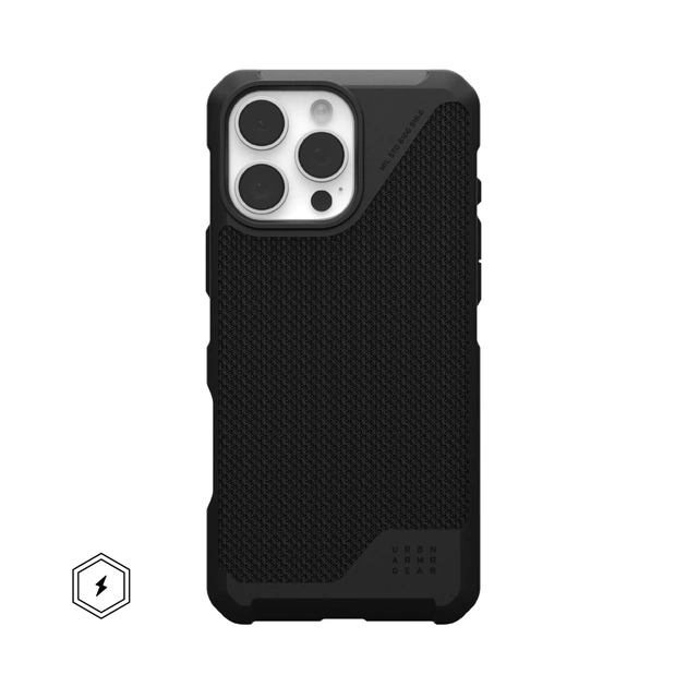 Чехол для мобильного телефона UAG iPhone 16 Pro Max Metropolis LT Magsafe Kevlar Black (114453113940) - изображение 1