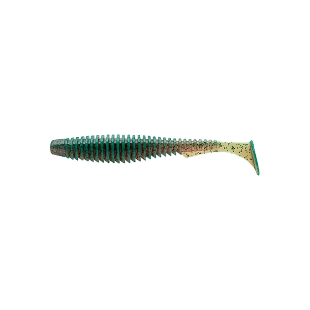 Силікон рибальський FishUP U-Shad 2.5" 017 - Motor Oil Pepper (9шт/уп) (1862.03.28) - зображення 1