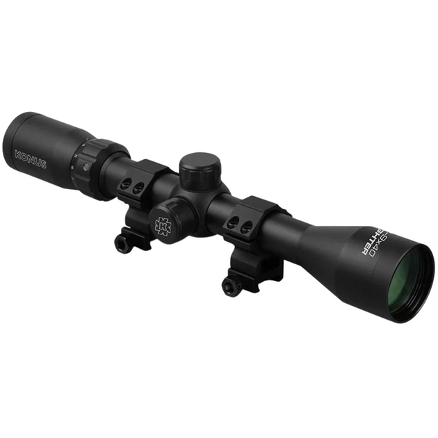 Оптичний приціл Konus FIGHTER 3-9x40 (з кільцями) (7352) - зображення 1