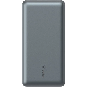 Батарея універсальна Belkin 10000mAh 15W 2xUSB-A, USB-C Gray (BPB011BTGY) зображення 1