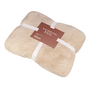 Плед Home Line флісовий Фланель бежевий, 220х195см (164499) зображення 1