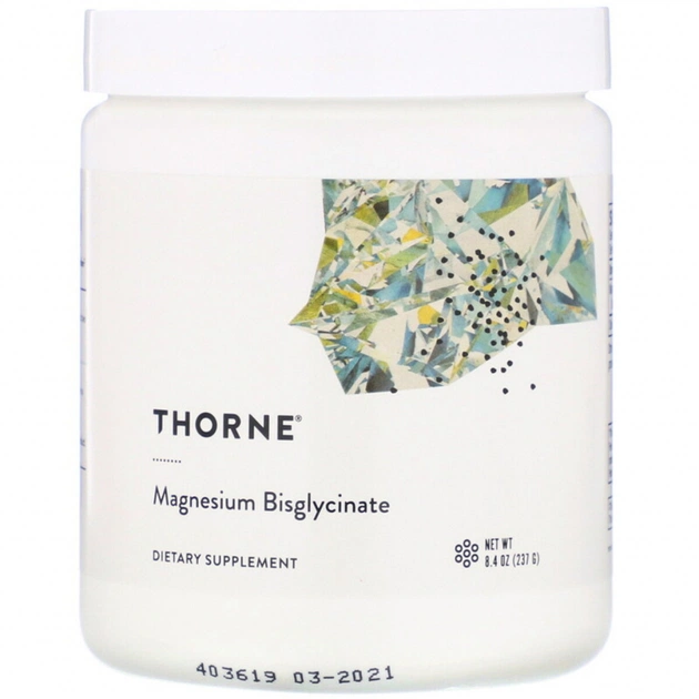 Минералы Thorne Research Магний Бисглицинат, 8,4 унции (237 гр) (THR-00644) - изображение 1