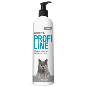 Шампунь для тварин ProVET Профілайн глибоке очищення з алое для кішок 300 мл (4823082422050) зображення 1