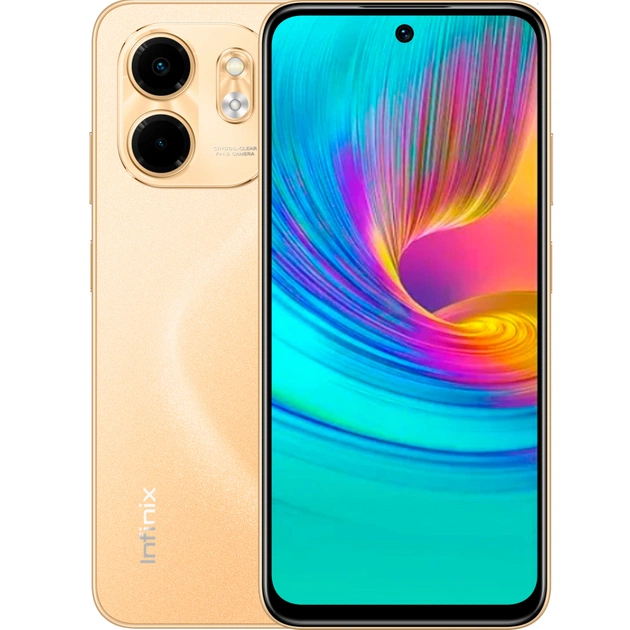 Мобільний телефон Infinix Smart 9 4/128Gb Sandstone Gold (4894947049965) - зображення 1