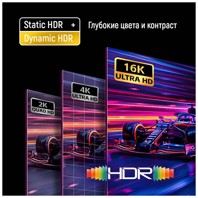 Кабель мультимедійний DisplayPort M to DisplayPort M 3.0m V2.1 16K black ColorWay (CW-CBDP092-BK) - picture 9