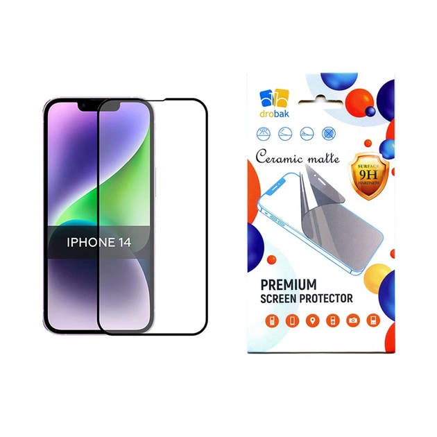Скло захисне Drobak Matte Ceramics Apple iPhone 14 Pro (535326) - зображення 1